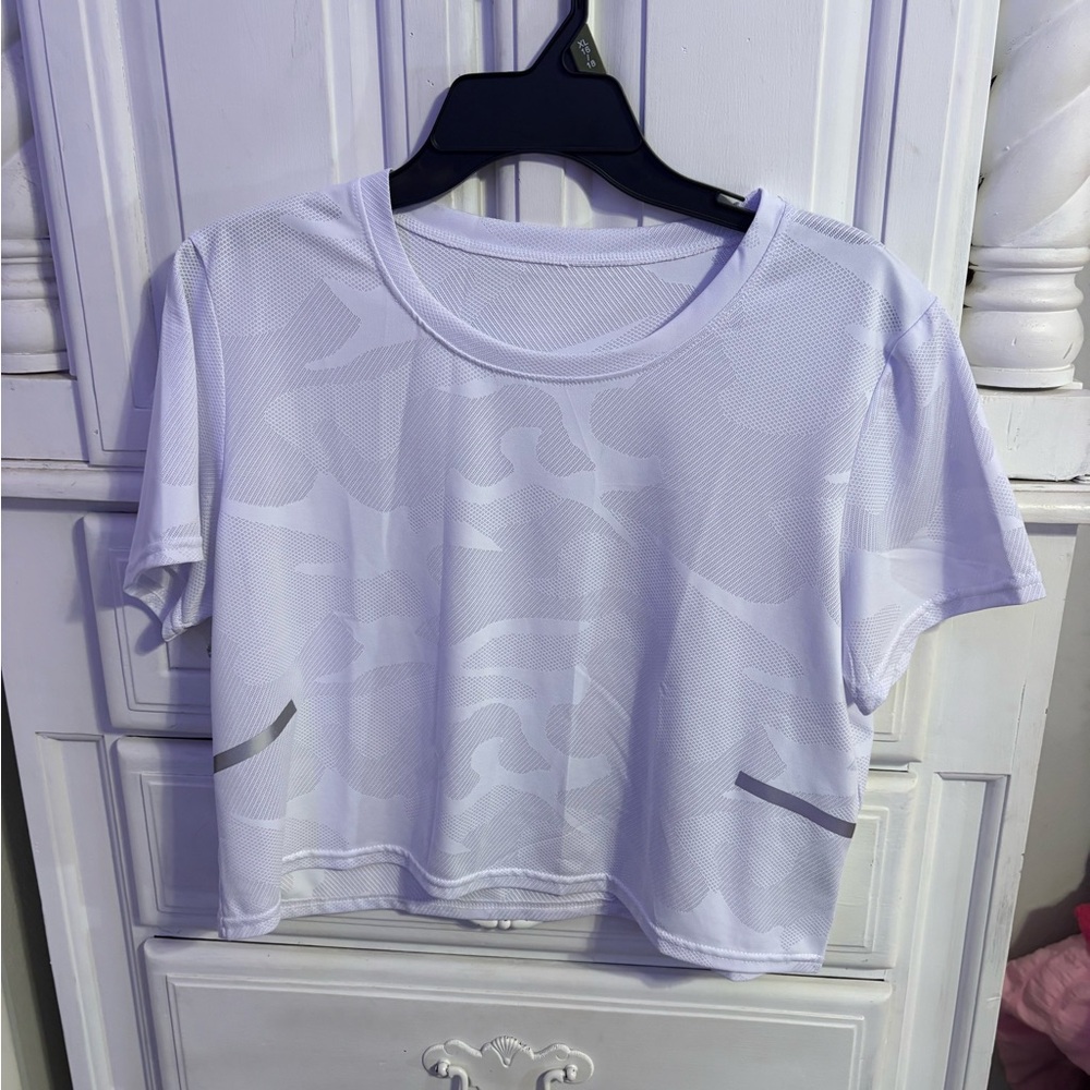 Women's White Crop Top